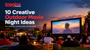 10 creative outdoor movie night ideas.